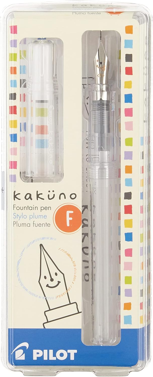 Pilot Kakuno Fountain Pen, Clear