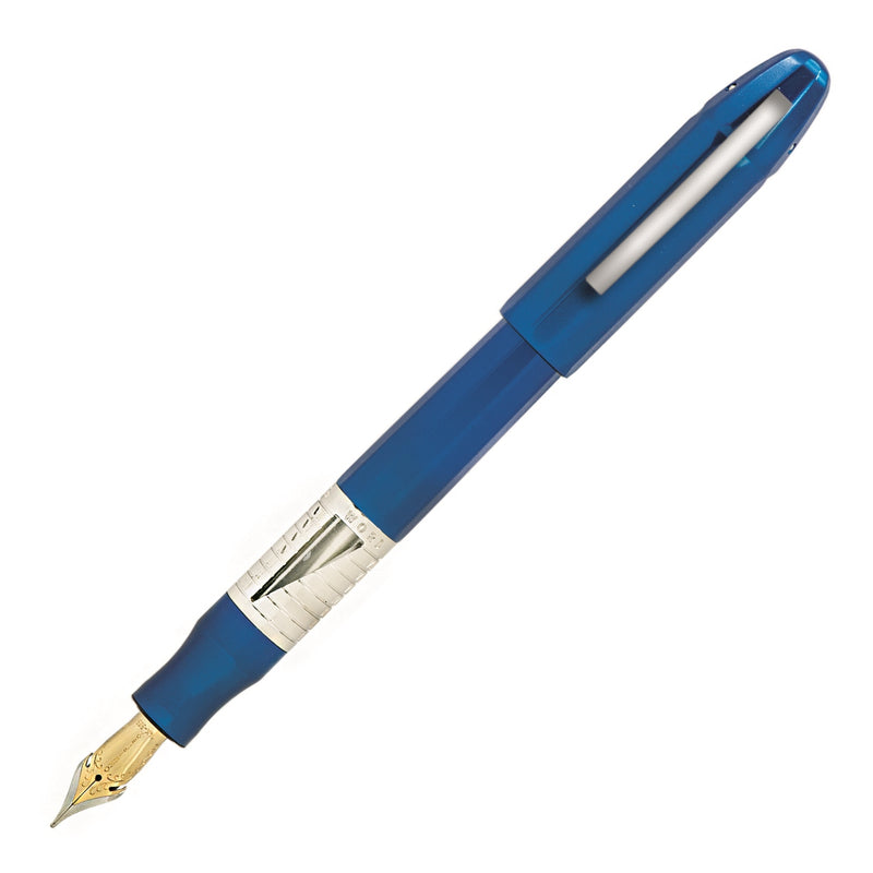 Conklin Classic Nozac 125th Anniversary Limited Edition Fountain Pen, Metal Blue