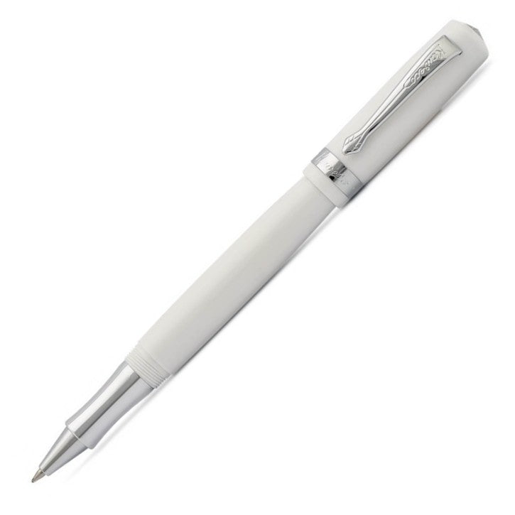 Kaweco Student Rollerball Pen, White & Chrome