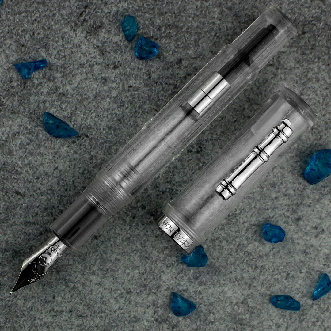 Monteverde Laguna Fountain Pen, Clear