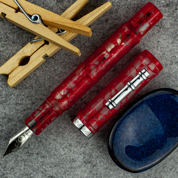 Monteverde Laguna Fountain Pen, Red