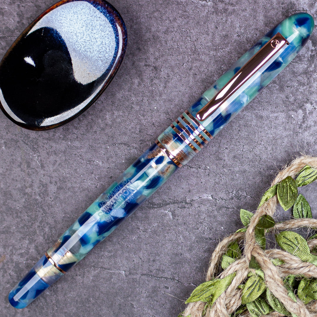 Monteverde Mountains of the World Fountain Pen, Blue Mountain