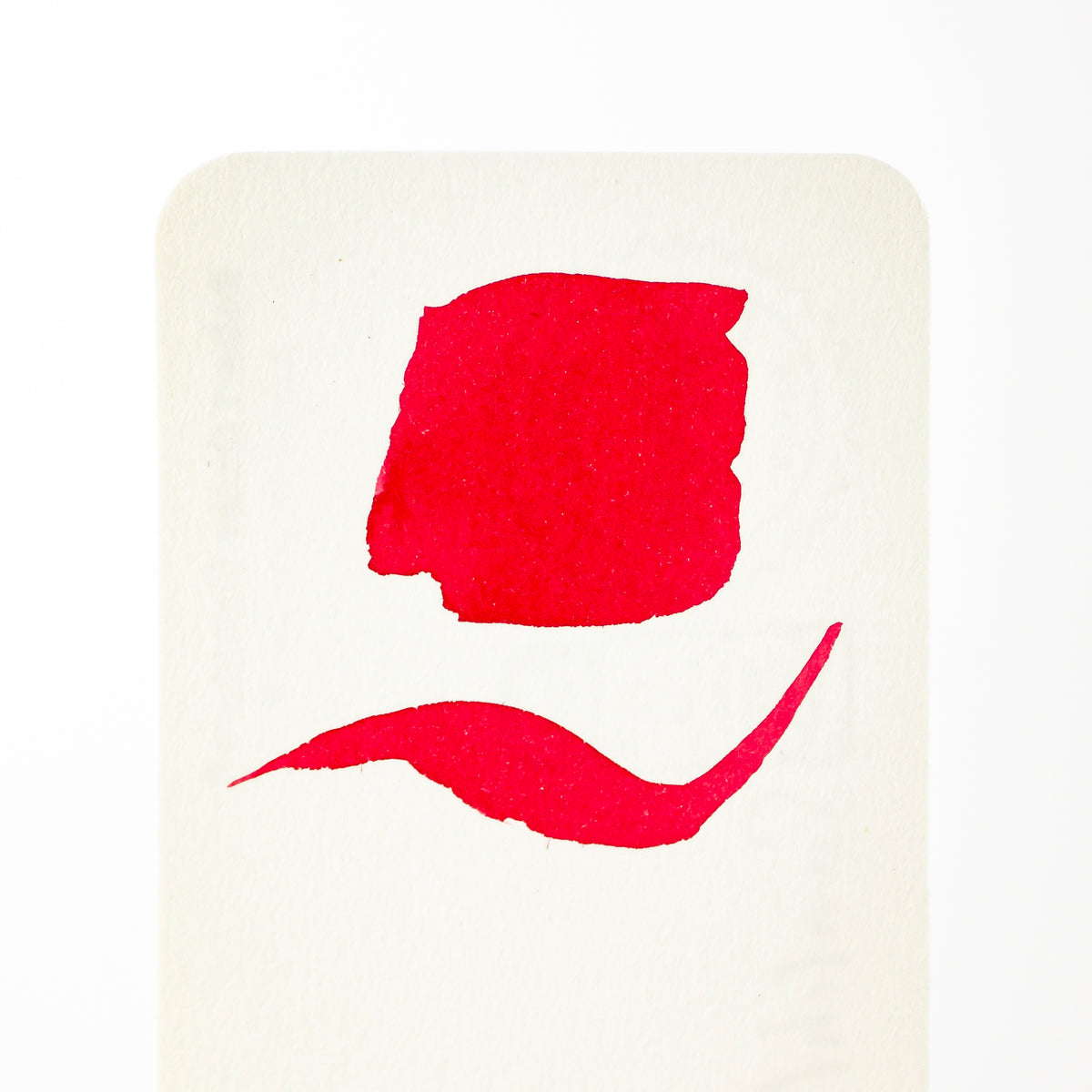 Ostrich Series 2 Fountain Pen Ink Bottle, 48ml, Pure Red