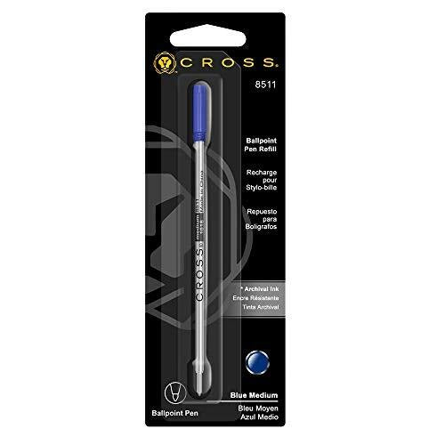 Cross Ballpoint Pen Refills, Blue Medium, #8511