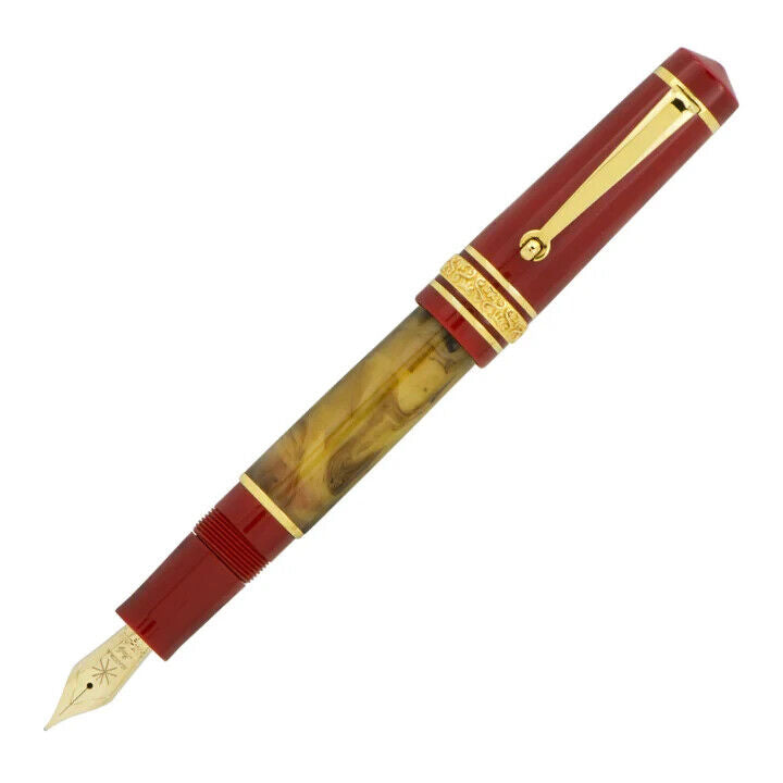 Maiora Alpha Aurum Limited Edition Fountain Pen, 14k Nib, Stub