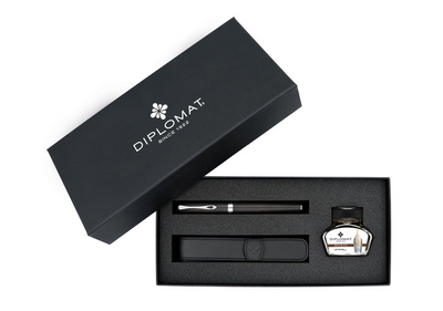 Diplomat Excellence A2 Fountain Pen Gift Set, Oxyd