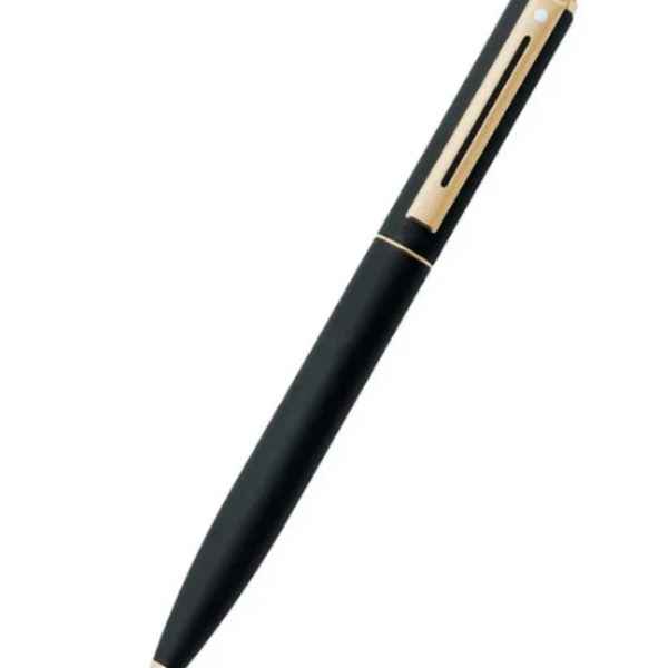 Sheaffer Sentinel 327 Matte Black Ballpoint pen with Gold Tone Trim