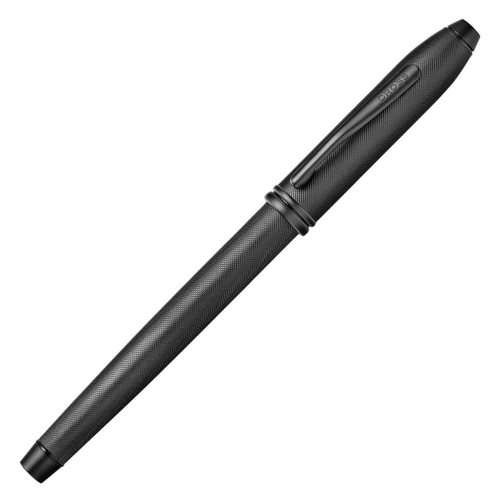 Cross Townsend Rollerball Pen, Black PVD Micro-knurl