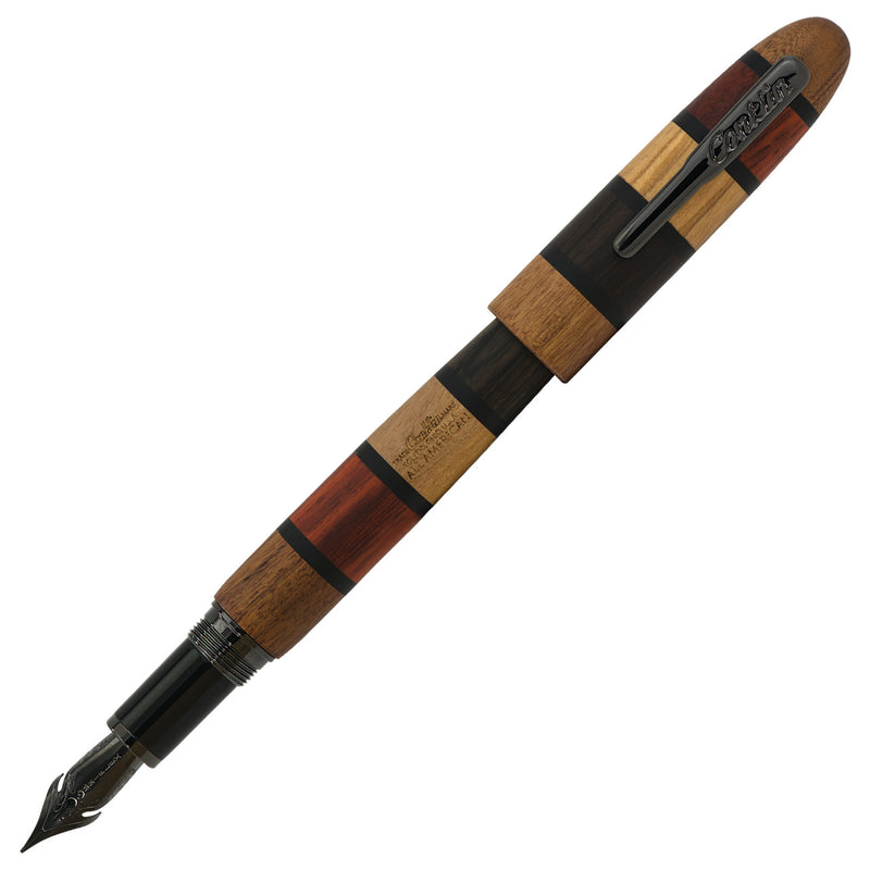 Conklin All American Limited Edition Fountain Pen, Quad Wood