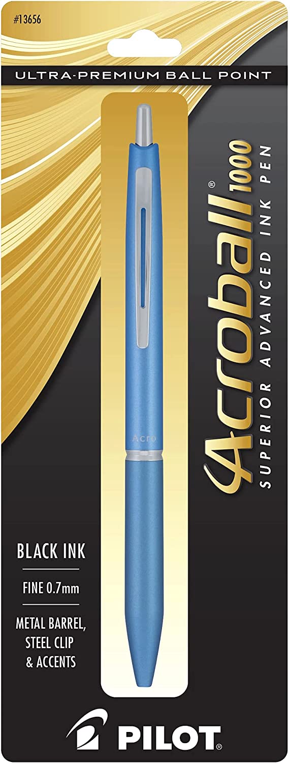 Pilot Acroball 1000 Ballpoint Pen, Light Blue