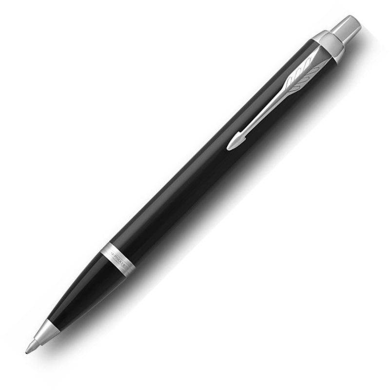 Parker IM Ballpoint Pen, Black & Chrome