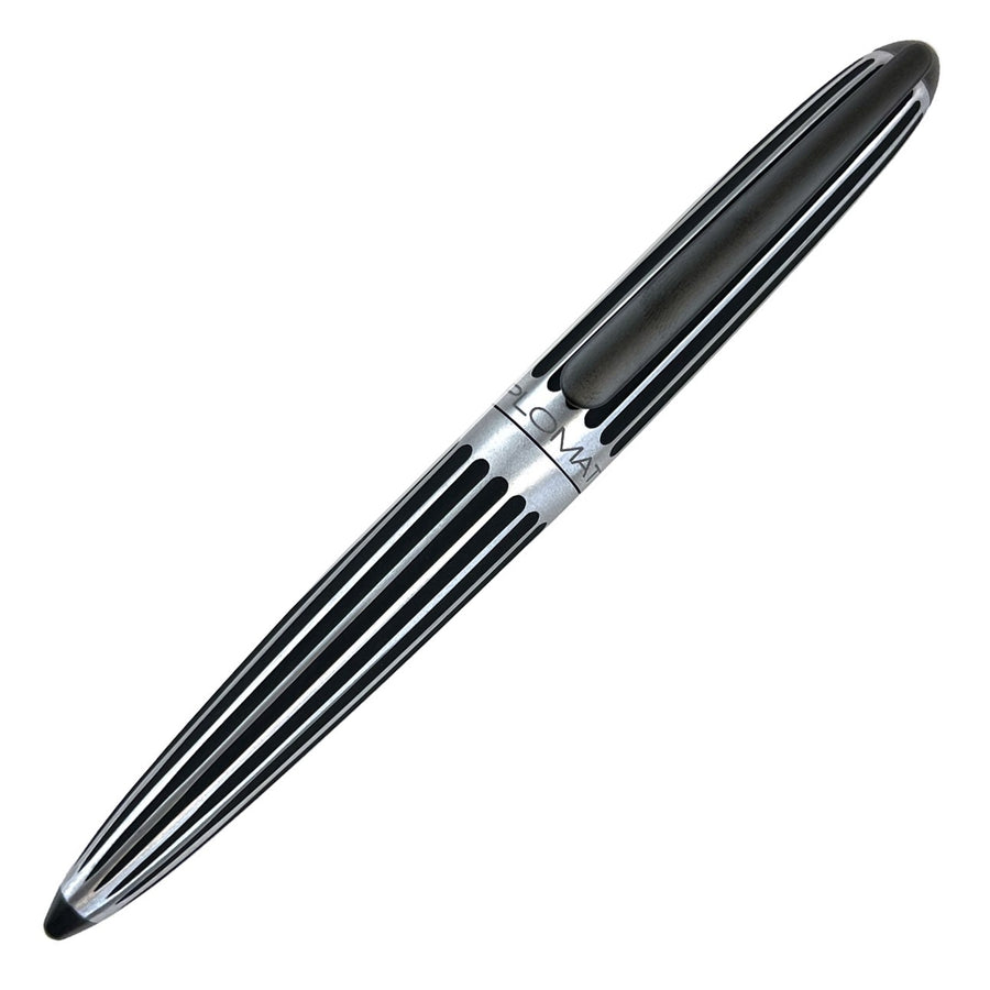 siplomate-aero-black-stripes-rollerball-pen-pensavings