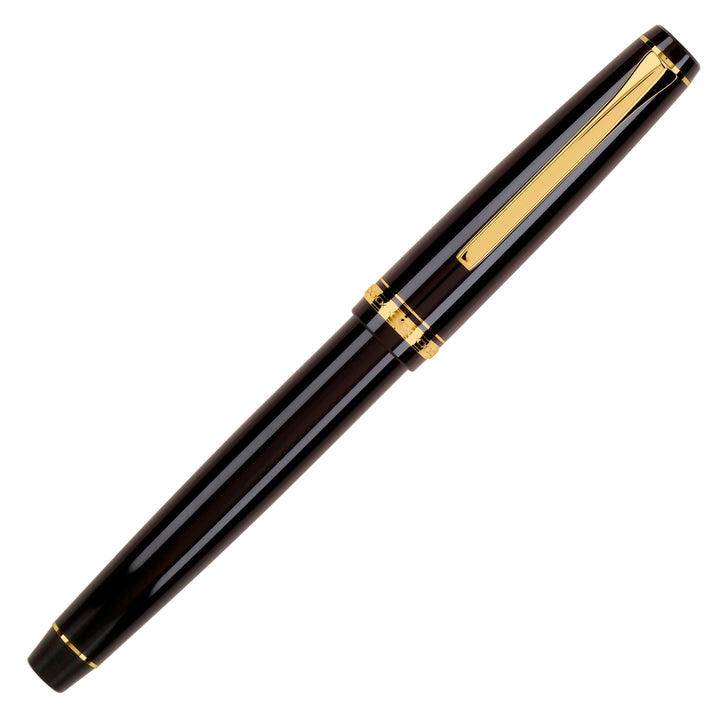 Pilot Falcon Fountain Pen, Black & Gold