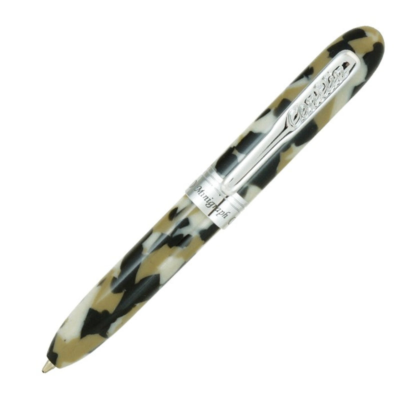 Conklin Minigraph Ballpoint Pen, White Satin
