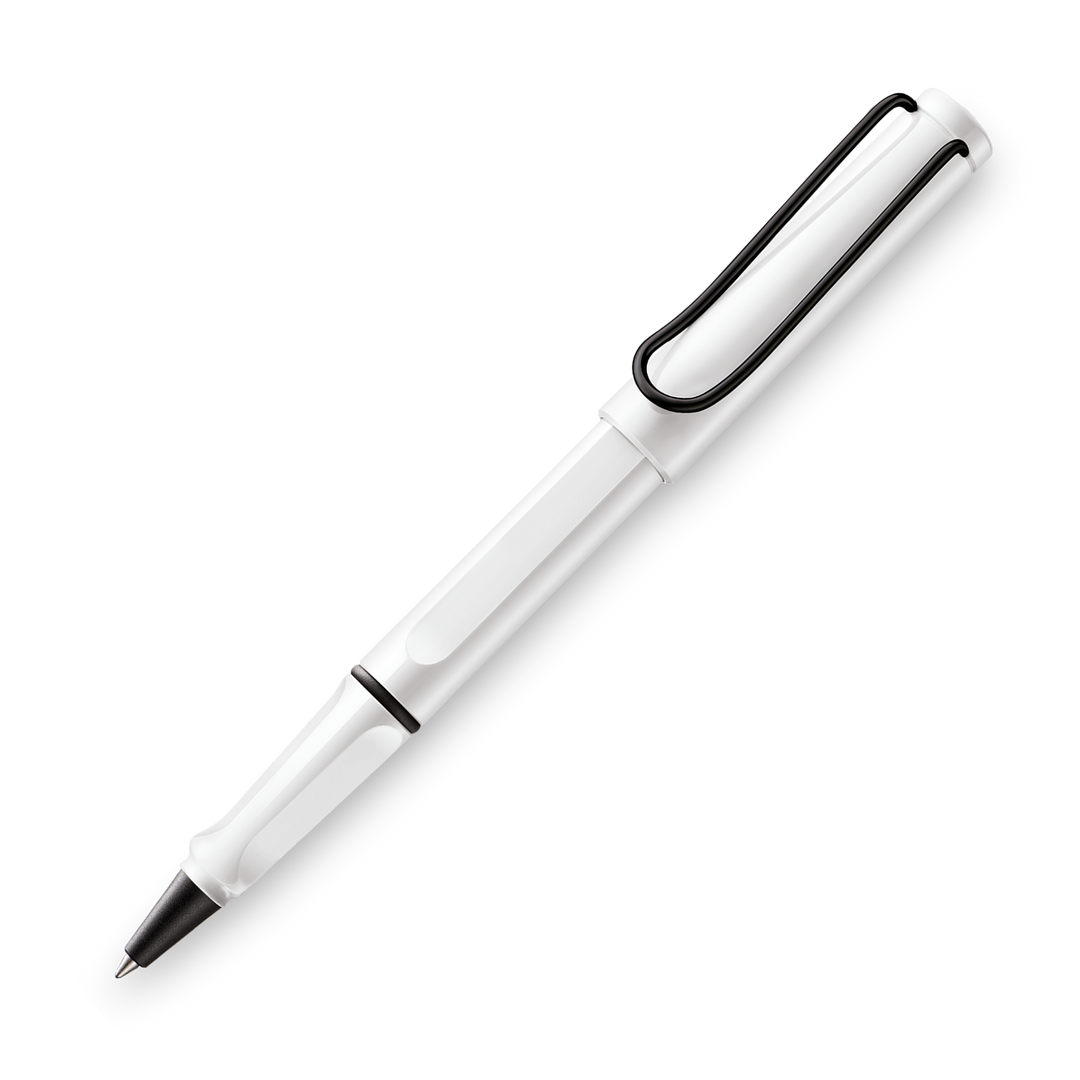 Lamy Safari Retro Edition Rollerball Pen, White & Black