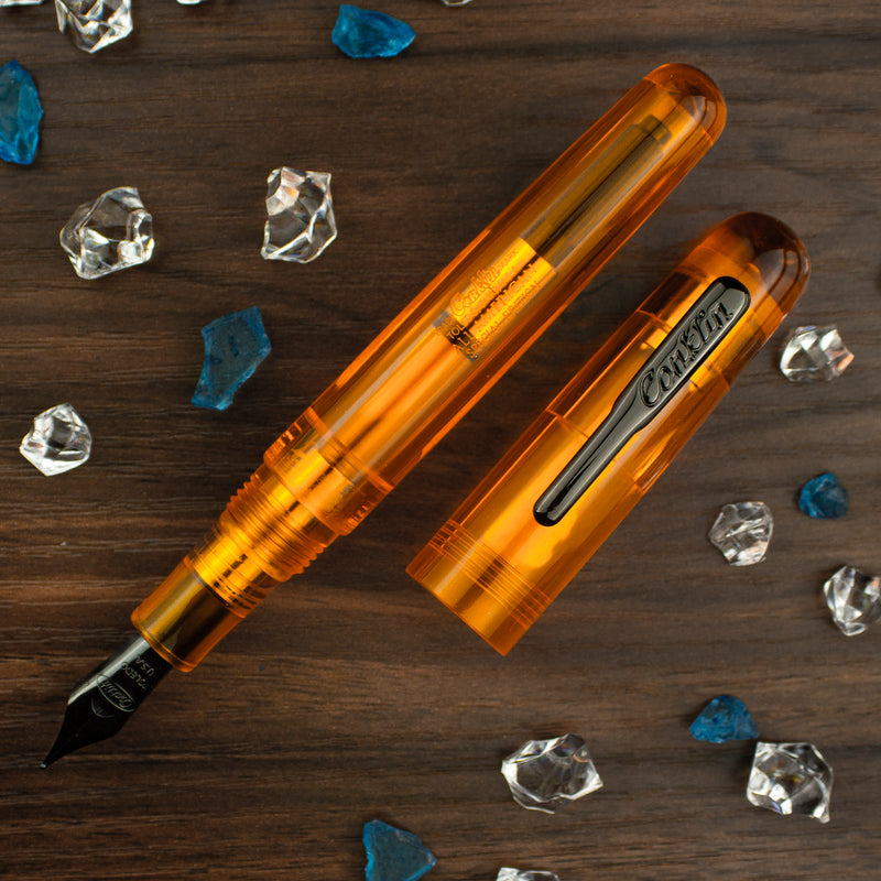 Conklin All American Fountain Pen, Special Eyedropper Edition, Demo Orange