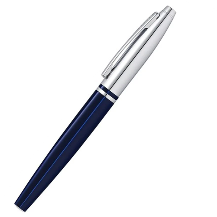 Cross Calais Rollerball Pen, Blue Lacquer & Chrome