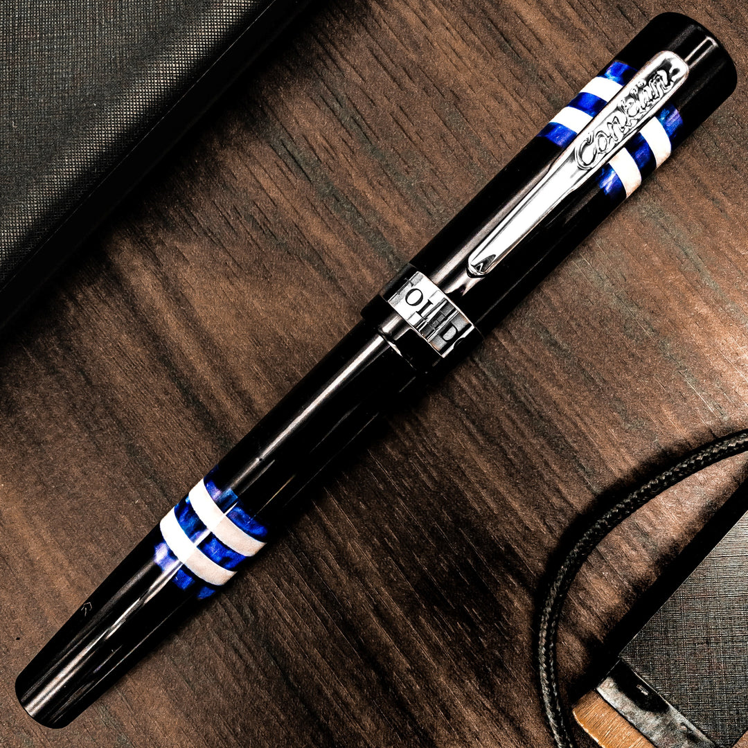 Conklin Toledo Fountain Pen, Blue