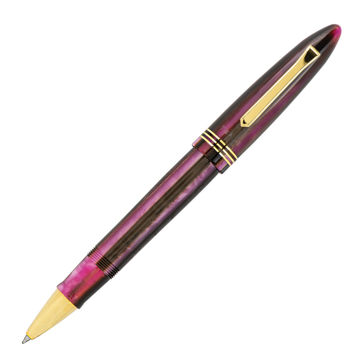 Tibaldi Bonania Zany Brown & Pink Rollerball Pen