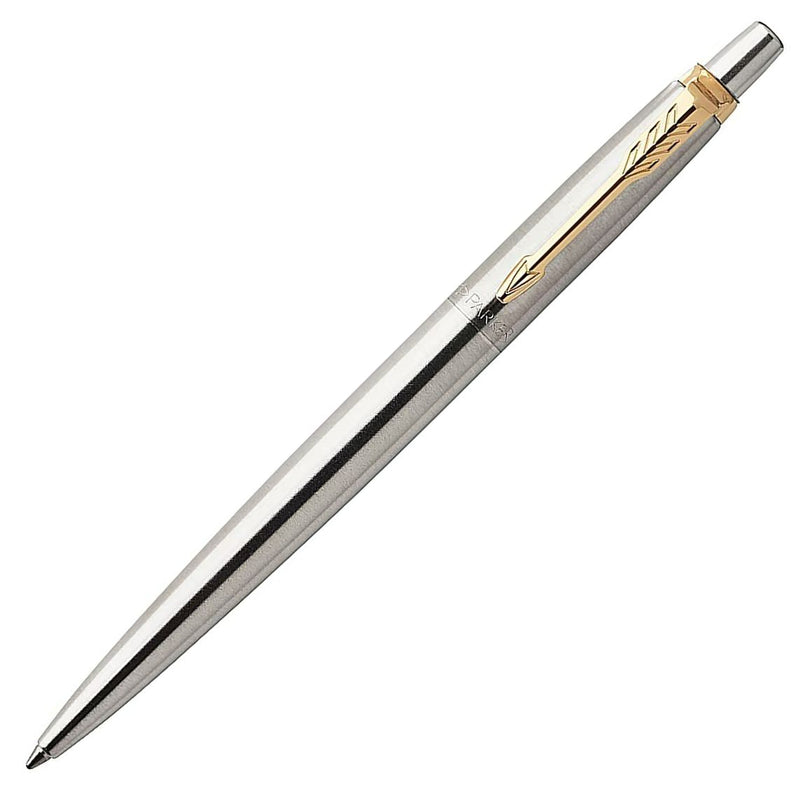 Parker Jotter Ballpoint Pen, Stainless Steel & Gold