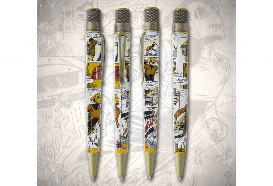 Retro 51 Okkto Rocketeer First Flight Tornado Rollerball Pen, Full Color
