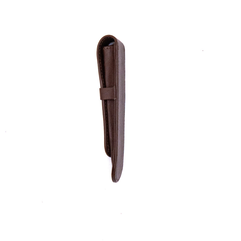Single Genuine Leather Pen Case