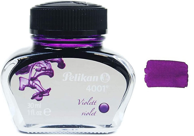Pelikan 4001 Fountain Pen Ink Bottle, 30ml, Violet