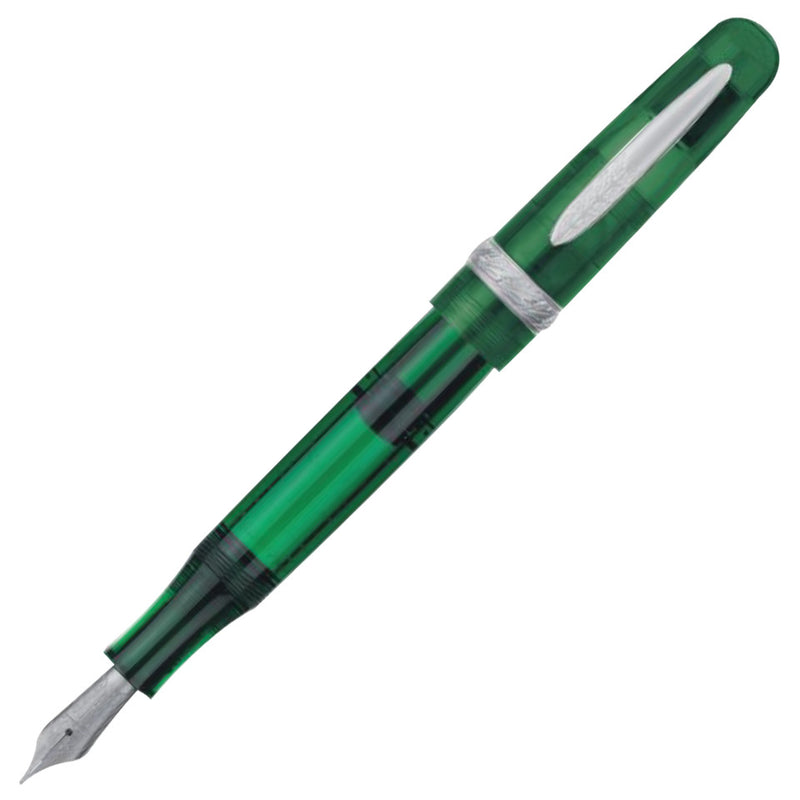 Stipula Etruria Limited Edition Rainbow Fountain Pen, Clear Green