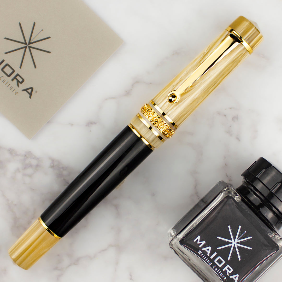 Maiora Limited Edition Notte Luna Fountain Pen, 14k Nib