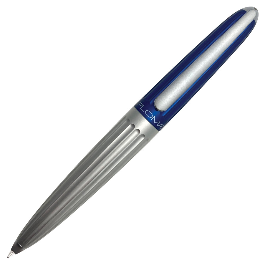 diplomat-aero-silver-blue-ballpoint-pen-pensavings