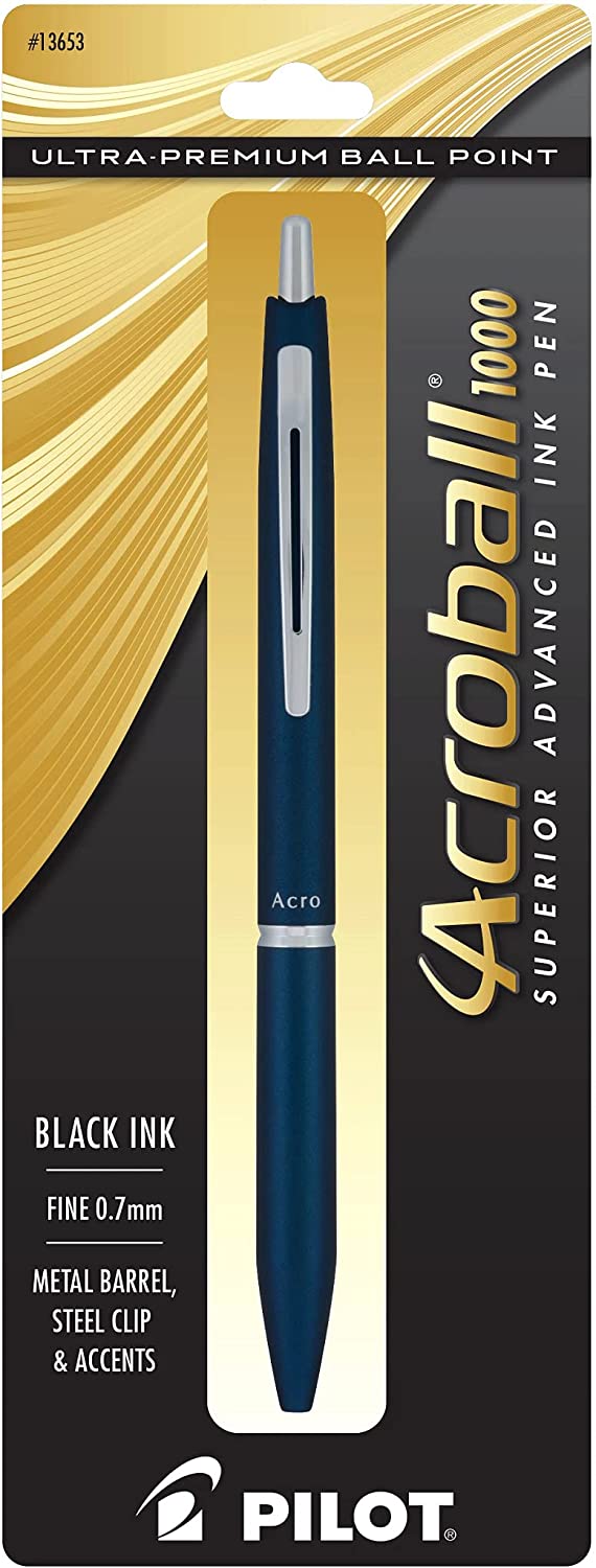 Pilot Acroball 1000 Ballpoint Pen, Navy Blue