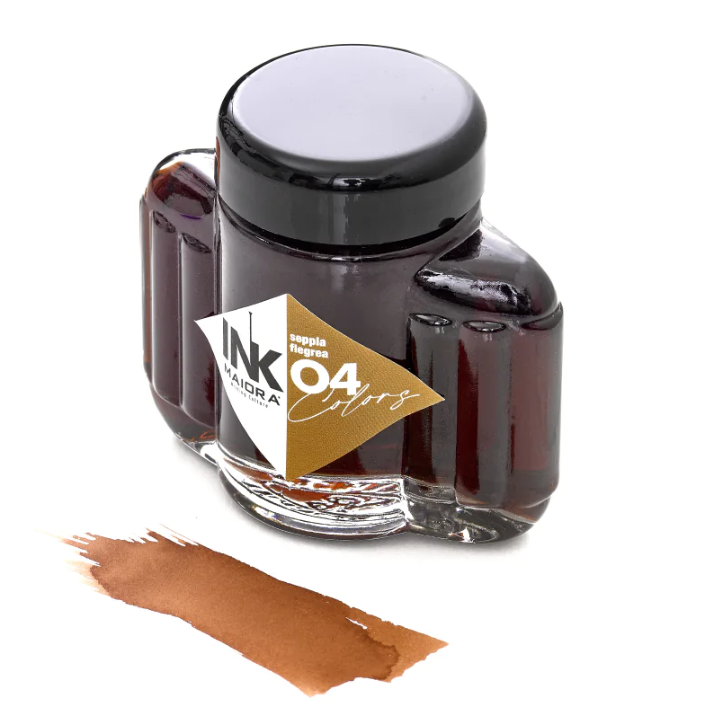 Maiora Premium Fountain Pen Ink Bottle, Sepia, 67ml