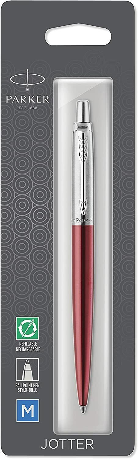 Parker Jotter Ballpoint Pen, Kensington Red