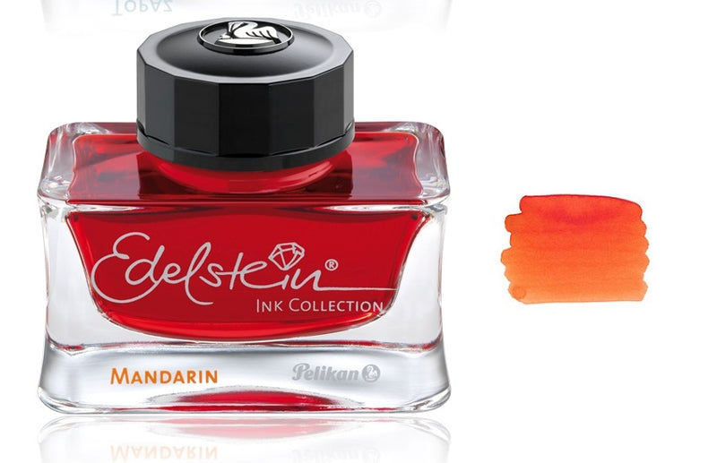Pelikan Edelstein Fountain Pen Ink Bottle, 50ml, Mandarin Orange
