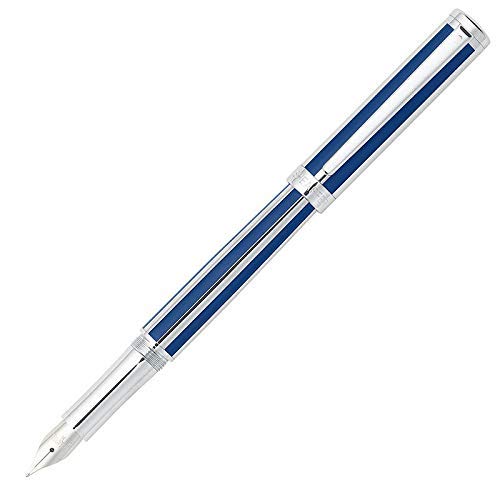 sheaffer-intensity-blue-chrome-fountain-pen-pensavings