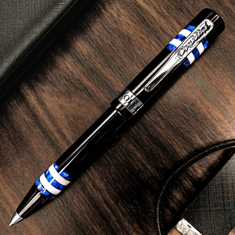 Conklin Toledo Ballpoint Pen, Blue