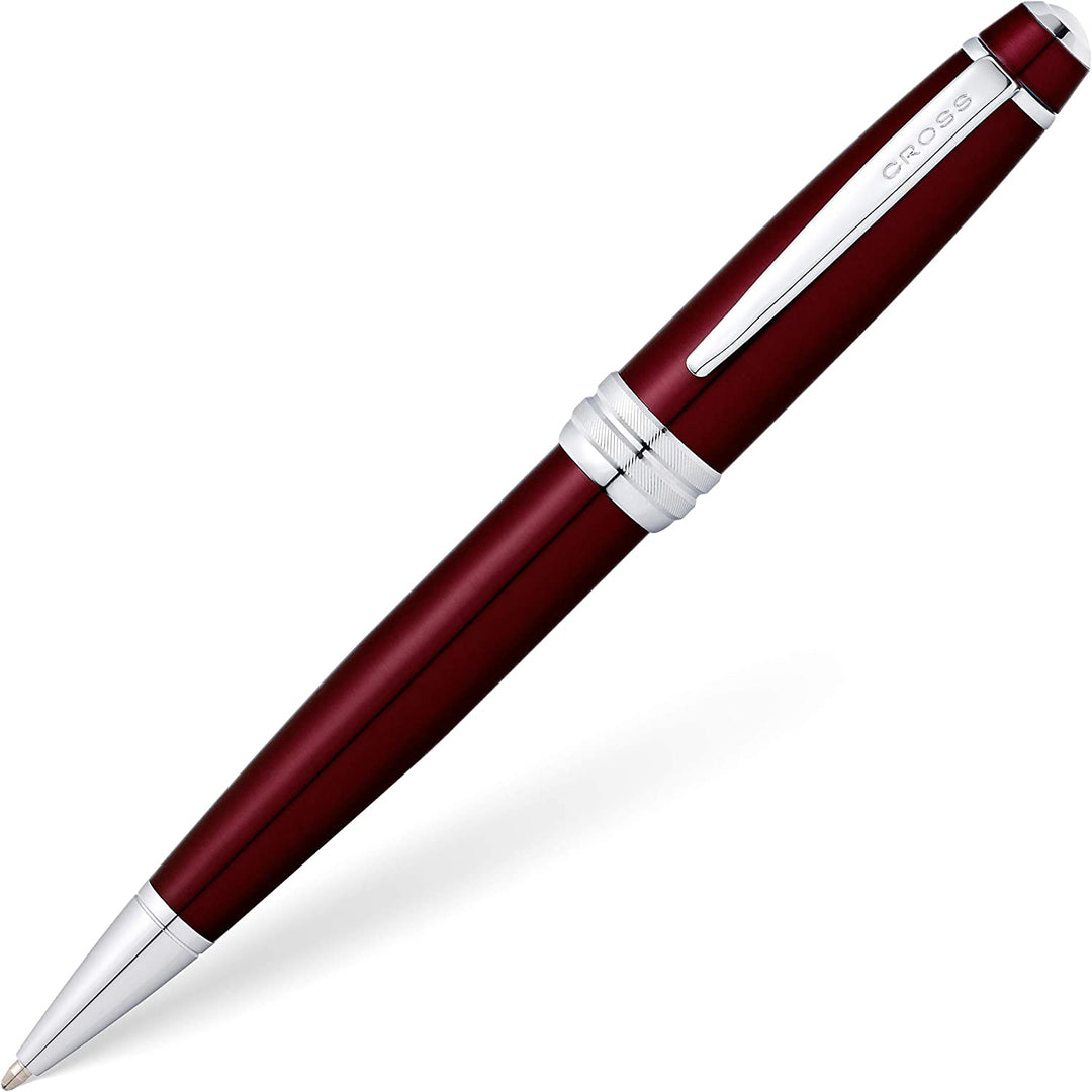 Cross Bailey Ballpoint Pen, Dark Red & Chrome