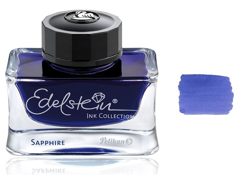 Pelikan Edelstein Fountain Pen Ink Bottle, 50ml, Sapphire Blue