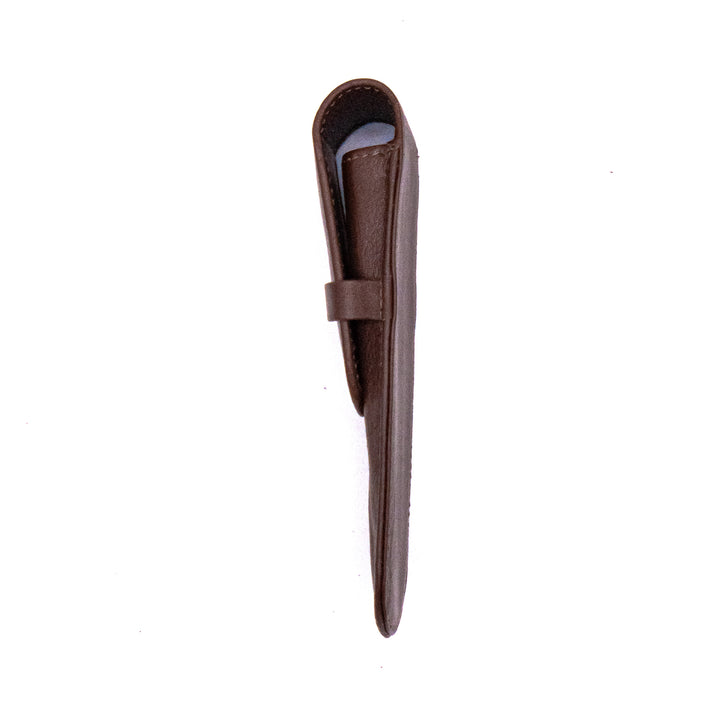 Double Genuine Leather Pen Case