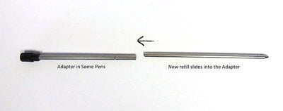 Genuine Schmidt 635 Pen Refills for Swarovski Crystalline Ballpoint Pens