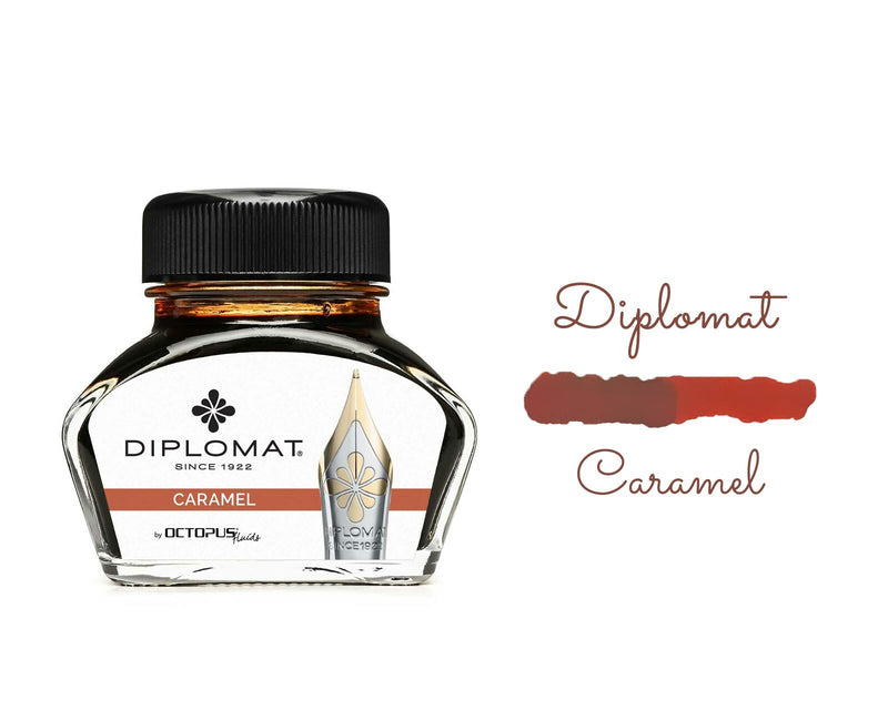 diplomat-ink-bottle-caramel-brown-pensavings