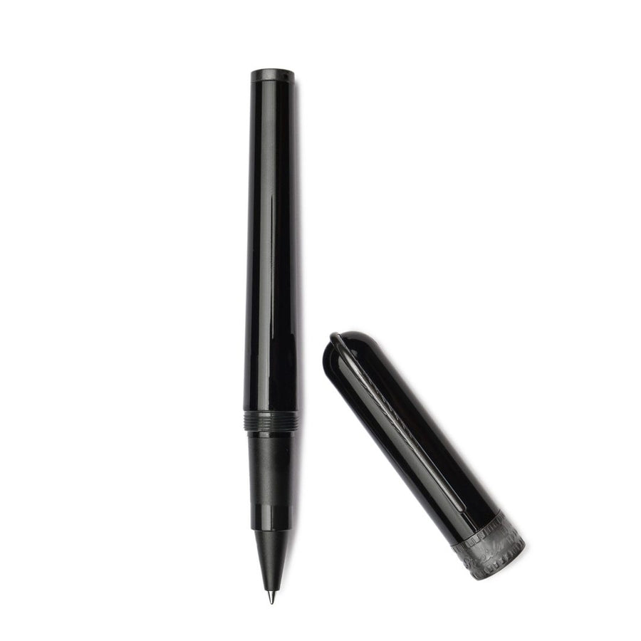 pineider-metropolis-black-rollerball-pen-pensavings