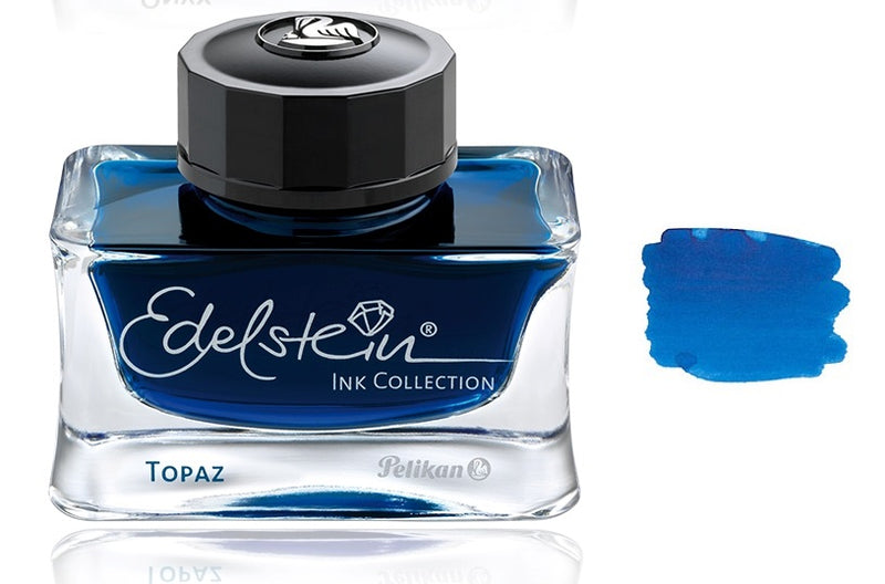 Pelikan Edelstein Fountain Pen Ink Bottle, 50ml, Topaz