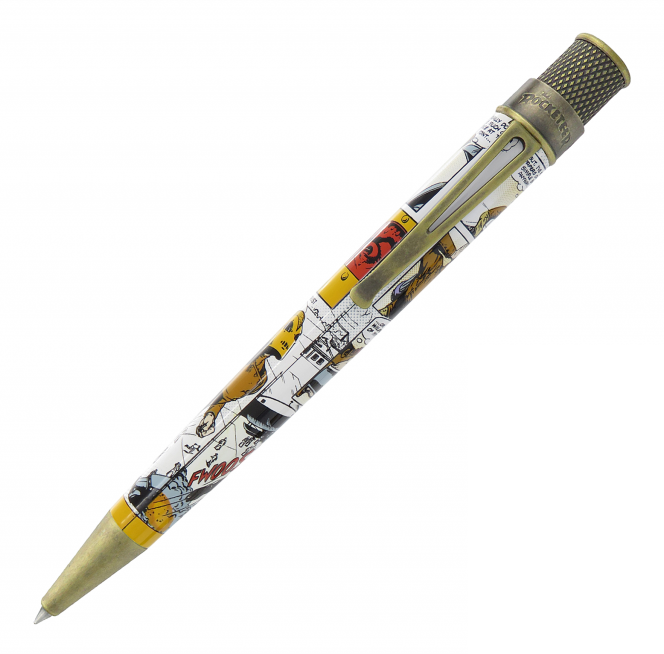 Retro 51 Okkto Rocketeer First Flight Tornado Rollerball Pen, Full Color