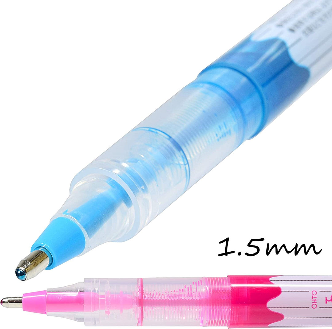 Ohto Fude Liquid Ink Rollerball Pen. 1.5mm, Extra Bold