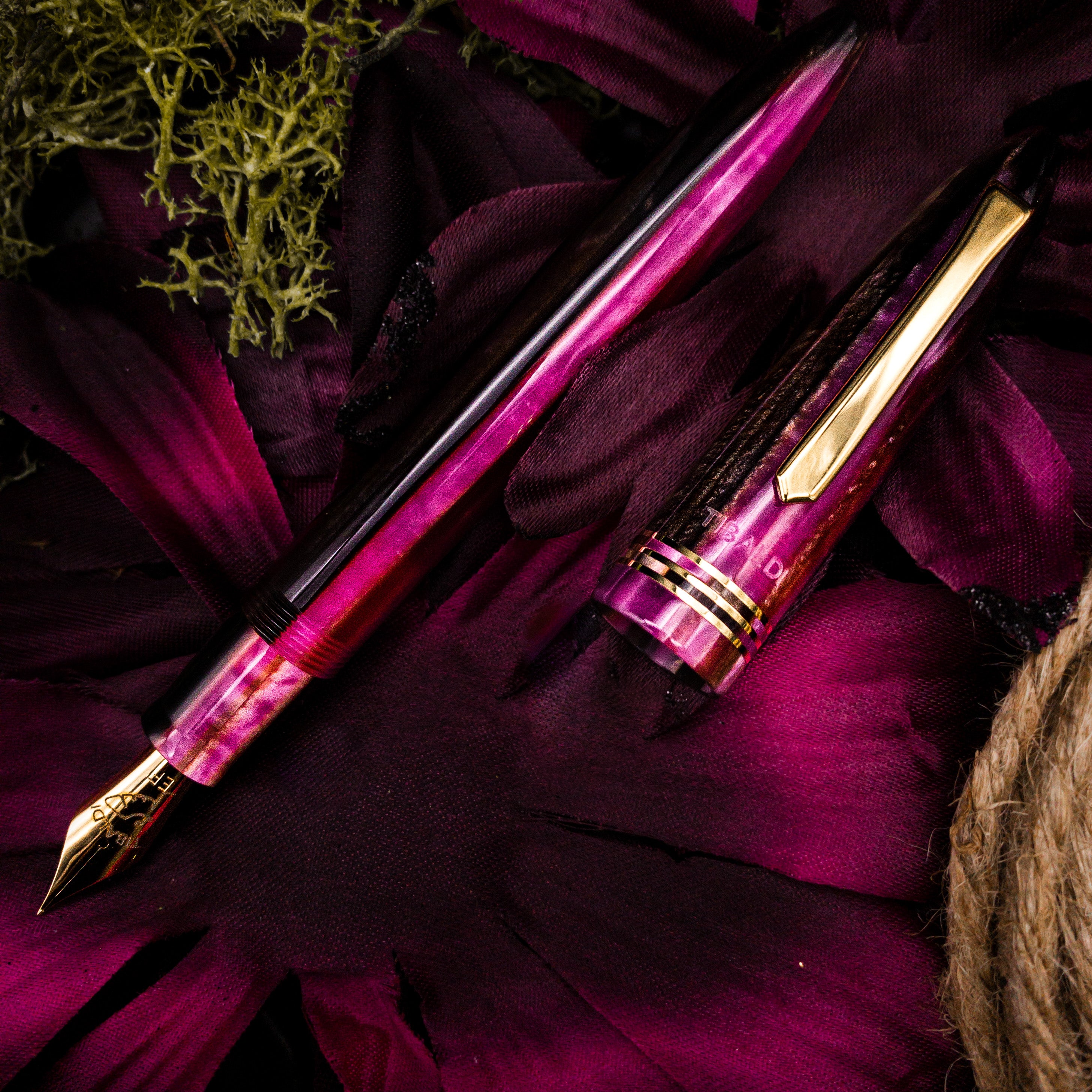 Tibaldi Bonania Zany Brown & Pink Fountain Pen – Pen Savings