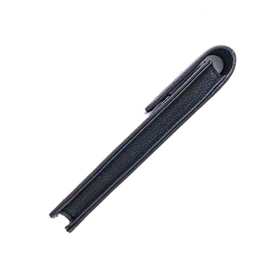 Cross Single Leather Pen Case, Snap Closure, Black