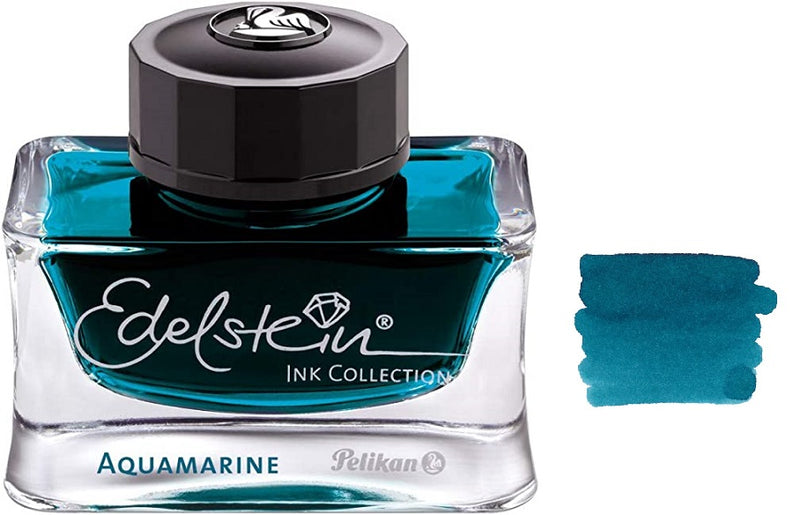Pelikan Edelstein Fountain Pen Ink Bottle, 50ml, Aquamarine