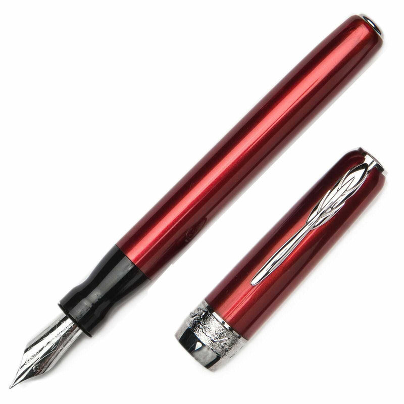 Pineider Full Metal Jacket Fountain Pen, Army Red