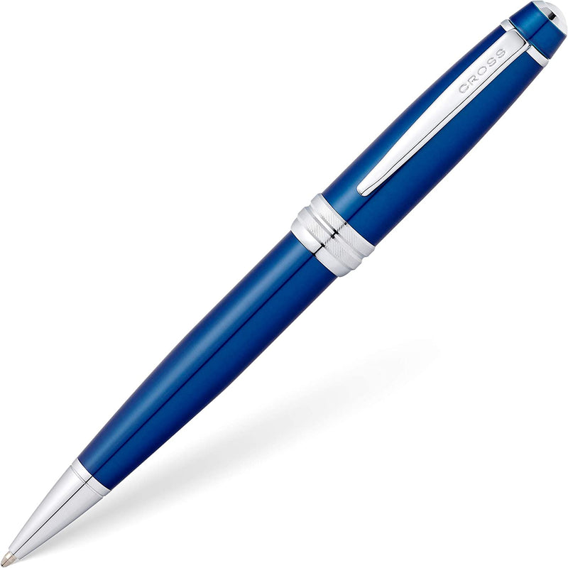 Cross Bailey Ballpoint Pen, Blue Lacquer & Chrome